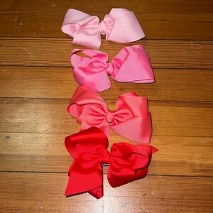 Pink and Red Hair Bows!!!